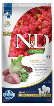 Cухий корм Farmina Quinoa Digestion для собак з надмірною вагою з ягням 7 кг (8010276041920)