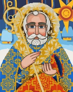 Картина по номерам Santi с алмазной мозаикой Святой Николай 40x50 см (4823099546954)