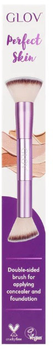 Багатофункціональний пензлик для тонального крему і консилера Glov Perfect Skin Purple (5907440741935)