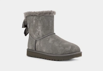 Женские угги UGG на подкладке из меха 1159795386 (Серый, 37)
