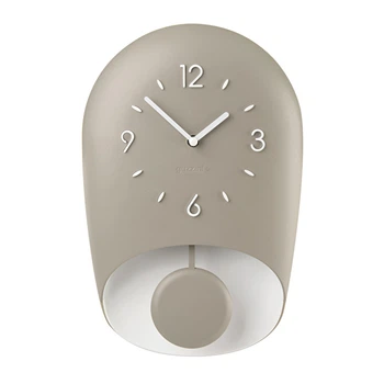 Часы настенные с маятником Guzzini Home 168604158 22х8х33 см серые
