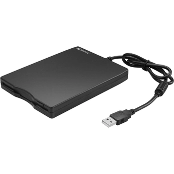 Zewnętrzny dysk przenośny Sandberg USB Slim Floppy extern (5705730133503)