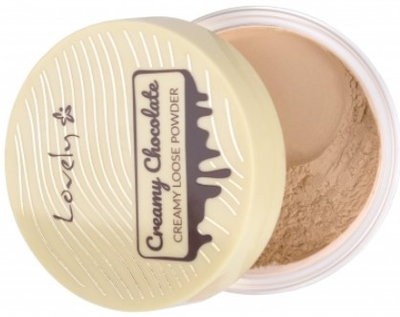 Бронзуюча пудра для обличчя i тіла Lovely Creamy Chocolate Loose Powder з екстрактом какао-бобів 8 г (5901801697381)