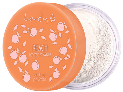 Розсипчаста пудра для обличчя Lovely Peach Loose Powder з ніжним персиковим кольором та ароматом 9 г (5901801681021)