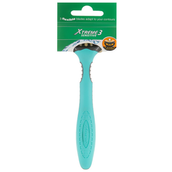 Бритва одноразова Wilkinson Sword Xtreme 3 Sensitive з трьома лезами на плаваючій голівці