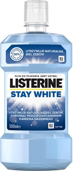 Płyn do płukania jamy ustnej Listerine Stay White 500 ml (3574660440416)