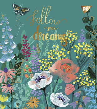Набір зошитів учнівських YES Follow your dreams Pantone Gold А5 24 аркуші в клітинку 10 шт (766842)