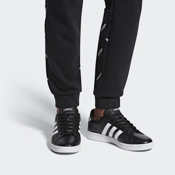 Чоловічі кеди низькі Adidas Baseline AW4617 43 (UK 10) Чорні (4056565971794)