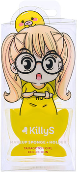 Gąbka do makijażu KillyS Tamagotchi Girl ze stojakiem Lime 1 szt (5902704172951)