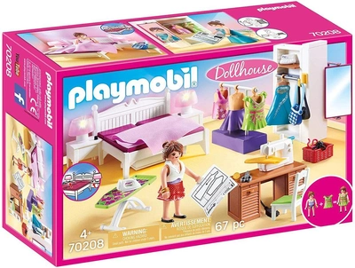 Ігровий набір Playmobil 70208 Спальня з куточком для рукоділля (4008789702081)