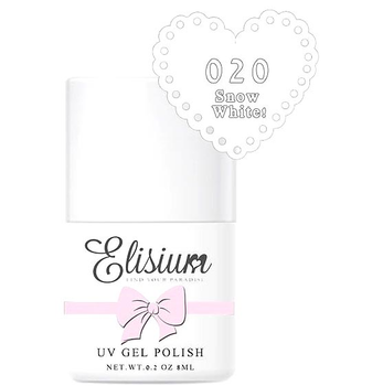 Гель-лак для нігтів Elisium UV Gel Polish 020 Snow White 8 мл (5902539708950)