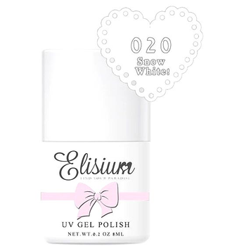 Гель-лак для нігтів Elisium UV Gel Polish 020 Snow White 8 мл (5902539708950)