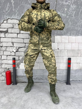 Тактичний костюм софтшел squad піксель XXL