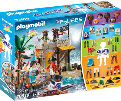 Ігровий набір Playmobil Figures 70979 Мої фігурки: Острів піратів (4008789709790)