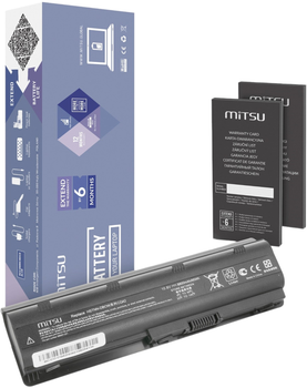 Акумулятор Mitsu для ноутбуків Asus Compaq Presario CQ42/CQ62/CQ72 10.8V-11.1V 8800 mAh (5903050377212)