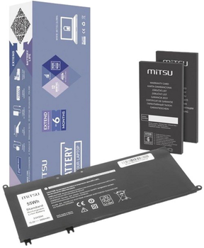 Акумулятор Mitsu для ноутбуків Dell Inspiron 15 5587/7588 15.2V 3600 mAh (5903050378110)