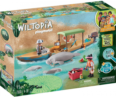Набір ігрових фігурок Playmobil Wiltopia River Truck On Amazon (4008789710109)