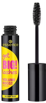 Tusz do rzęs Essence Get Big Lashes Volume Boost Mascara pogrubiający Black 12 ml (4250338494392)