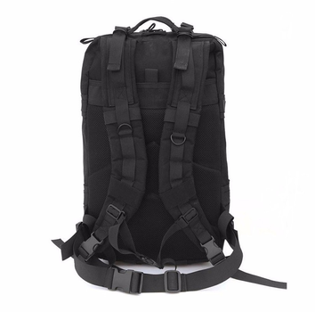 Тактичний штурмовий військовий рюкзак Armour Tactical C35 Oxford 600D (з системою MOLLE) 35 літрів Чорний
