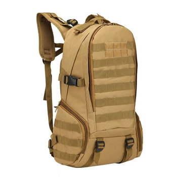Тактичний штурмовий військовий рюкзак Armour Tactical C30 Oxford 600D (з системою MOLLE) 30 літрів Койот
