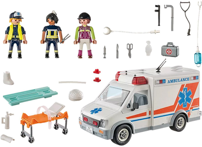 Zestaw figurek do zabawy Playmobil City Action Ambulans (4008789712325)