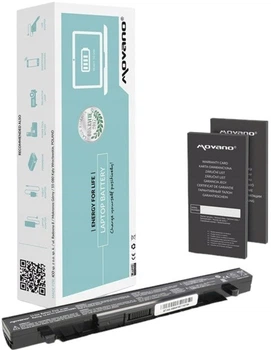 Акумулятор Movano Premium для ноутбуків Asus X550/A450/F450/K550 14.4V-14.8V 2200 mAh (5902687186761)