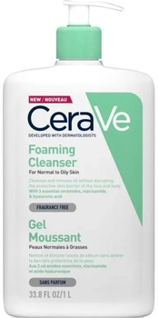 Гель для вмивання CeraVe для нормальної та комбінованої шкіри 1000 мл (3337875598774)