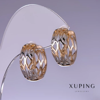 Серьги Xuping 20х8мм «покрытие позолотой 18 карат, родий», ida55817