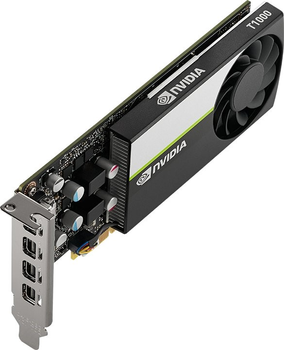Відеокарта PNY PCI-Ex Quadro T1000 4GB GDDR6 (128bit) (1455/8000) (4 x miniDisplayPort) (VCNT1000-SB)