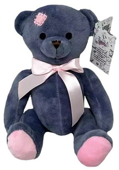 М'яка іграшка Tulilo Плюшевий ведмедик Сіро-рожевий 18 см (5904209892631)