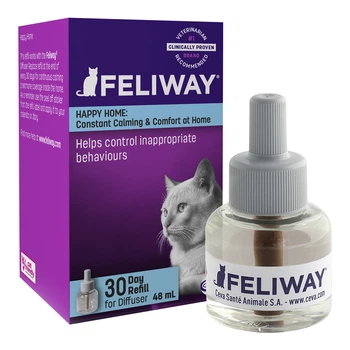 Ceva Feliway Classic (Феливей Классик) сменный блок – успокаивающее средство для кошек во время стресса, 48 мл