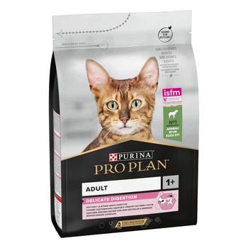 Сухой корм Pro Plan Delicate Lamb для кошек с чувствительным пищеварением (ягненок), 3 кг