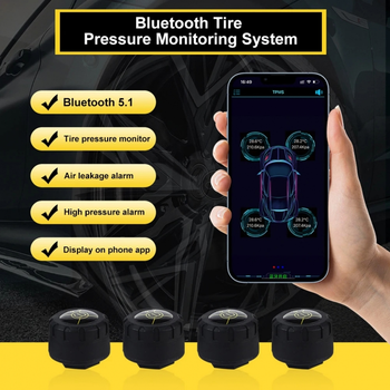 Система контролю тиску для автомобіля BLE TPMS CarHome bluetooth 5.0