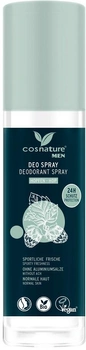 Роликовий дезодорант Cosnature Men 24h спрей з екстрактом шишок хмелю 75 мл (4260370435055)