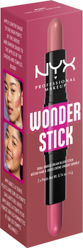 Róż w sztyfcie NYX Professional Makeup Wonder Stick Blush 03 Coral and Deep Peach 2x4 g (800897225285)