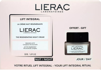 Набір Lierac Lift Integral Нічний крем 50 мл + Міні-модель Денний крем 20 мл (3701436920555)