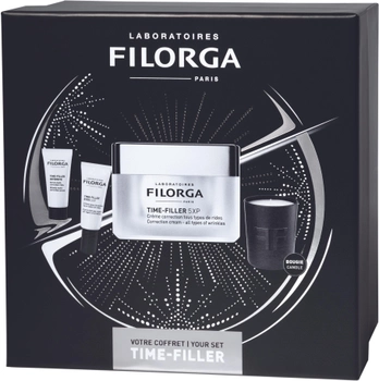 Набір Filorga Time-filler 5XP Крем 50 мл + Філер Eyes 4 мл + Філер Intensive 7 мл + Свічка (3540550014623)