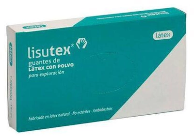 Rękawiczki medyczne Lisutex Guantes Latex Expl. T. Pequena S 10 stz (8470001592927)
