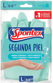 Rękawiczki medyczne Spontex Second Skin Gloves Size L (8410404452381)