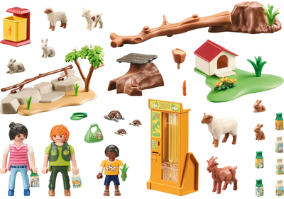 Ігровий набір фігурок Playmobil Family Fun Мінізоопарк (4008789711915)