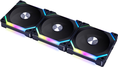 Кулер Lian Li Uni Fan SL V2, 120mm, Triple, Black (G99.12SLV23B.00)