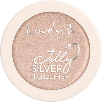 Rozświetlacz do twarzy Lovely Jelly Silver Highlighter 1 szt (5907439136209)