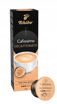 Кофе в капсулах Tchibo Cafissimo Decaffeinato Fine Aroma 10 шт Без кофеина