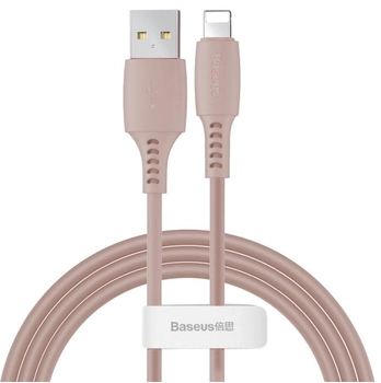 Kabel Baseus Colourful Cable USB for IP 2.4 A 1.2 m Różowy (CALDC-04)