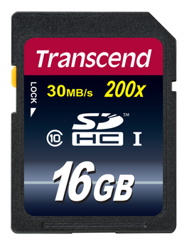 Карта пам'яті Transcend SDHC 16GB Class 10 (TS16GSDHC10)