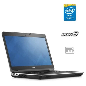 Ноутбук Б-класс Dell Latitude E6440 / 14" (1920x1080) IPS / Intel Core i7-4610M (2 (4) ядра по 3.0 - 3.7 GHz) / 4 GB DDR3 / 120 GB SSD / Intel HD Graphics 4600 б/у