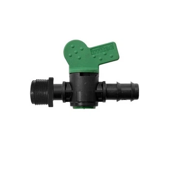 Штуцерный кран для капельной трубки 16х3/4" НР Irritec