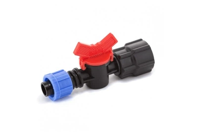 Стартовый кран с внутренней резьбой 3/4" для капельной ленты Presto-PS