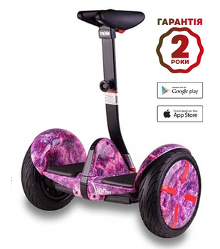 Гіроскутер міні-сігвей Mini Robot PRO 10,5 (54V) Bluetooth-колонка + APP (Космос Рожевий) MX-79301
