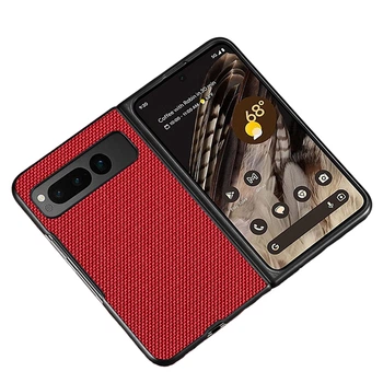 Чехол-накладка Textile Carbon саse для Google Pixel Fold red